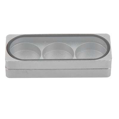 Cue Tip Storage Box Aluminium Alloy Magnetic Suction Cue Tip Container for Billiards Players