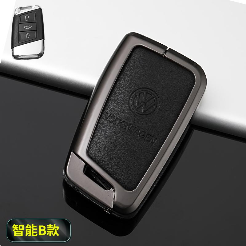 Zinc Alloy Car Remote Key Case Cover Shell Protection Auto Keychain Accessories For VW Volkswagen Passat B8 Tiguan Magotan Golf USX3