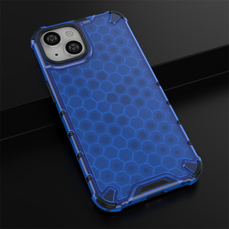 Honeycomb Shockproof For iPhone 14 Case Armor Phone Capa For iPhone 14 Pro Max 14 Max 13 12 11 X XS XR 7 8 Cover Translucent PC