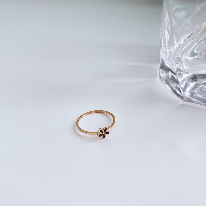 Minimalist Titanium Steel Couple Rings Non Tarnish Diamond Inlaid Matching Bands Jewelry