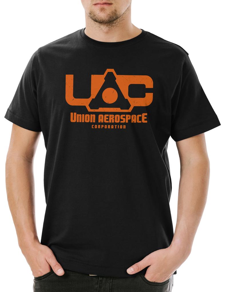 26 Union Aerospace Corporation Men's T-Shirt BFG Company Doom Cult Game Gamer Nerd- Unisex T-Shirt