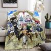 Classic Comics Anime FAIRY TAIL Throw Lightweight 240g Flannel Blanket Soft Skin-friendly for Summer Cooling