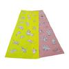 Sanshodo Tenugui Towel - Choju-giga (Scroll of Frolicking Animals) - Yellow T-21 - Kyoto Kozan-ji Temple National Treasure Scroll - Rabbit, Frog,