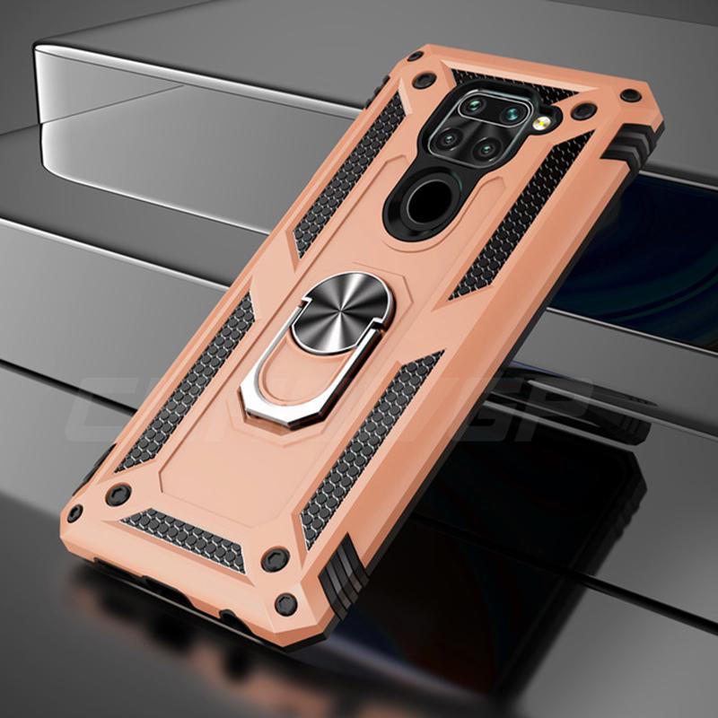 For Redmi Note 9S 8 9 Pro Max 8T Case Luxury Armor Car Magnetic Back Cover For Xiaomi Redmi 9 8 8A Mi Note 10 Lite Pro Mi10 Coque PC Silicone Case