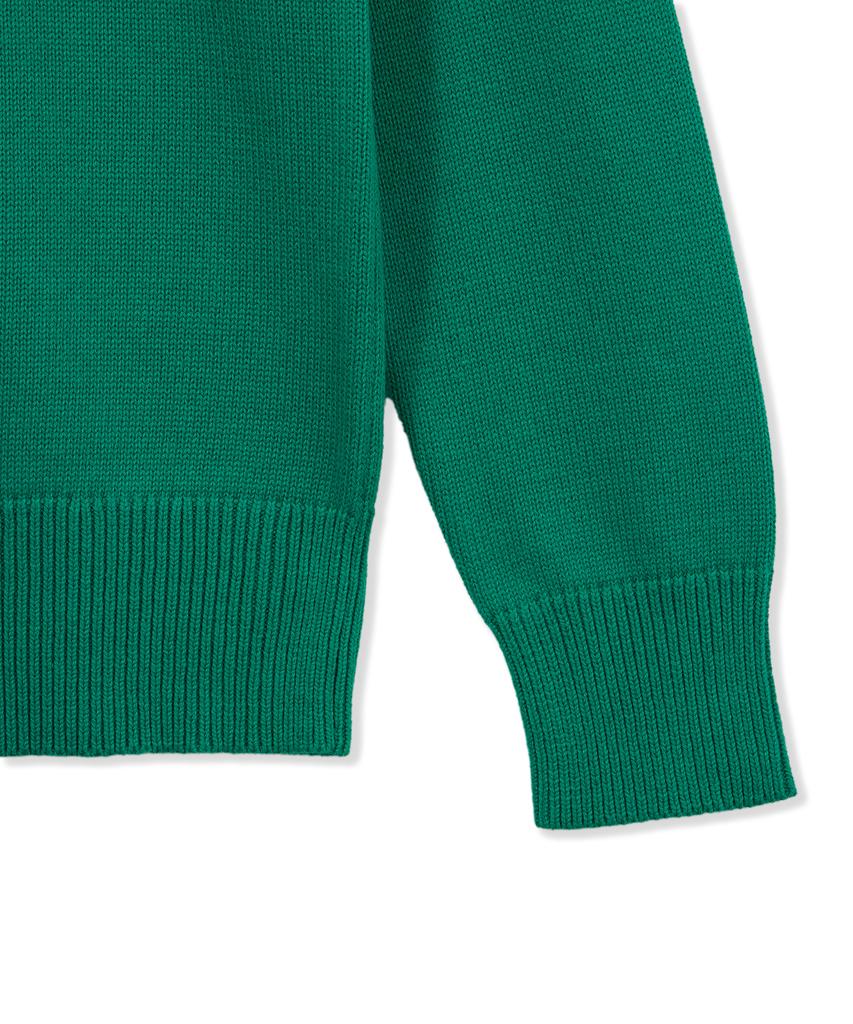 USPOLOASSN Plain Half-Zip Knit_Green