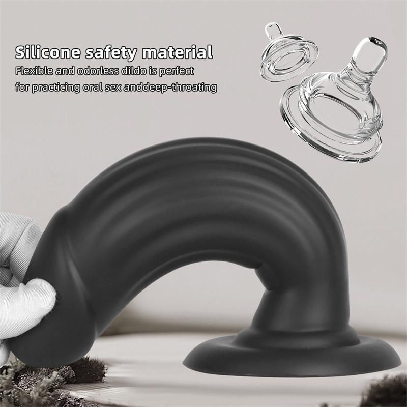 Eggless Dildo Female Masturbation Device Dildo Simulated Fake Jj Super Soft Extra Large Thick Sex Toy