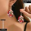 Charming Hedgehog Christmas Acrylic Earrings: Versatile Cartoon Animal Design