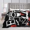 E-Emily the Strange Blanket Cover Fleece Throw Blanket Bedding Couch Portable Soft Warm Bedspreads,