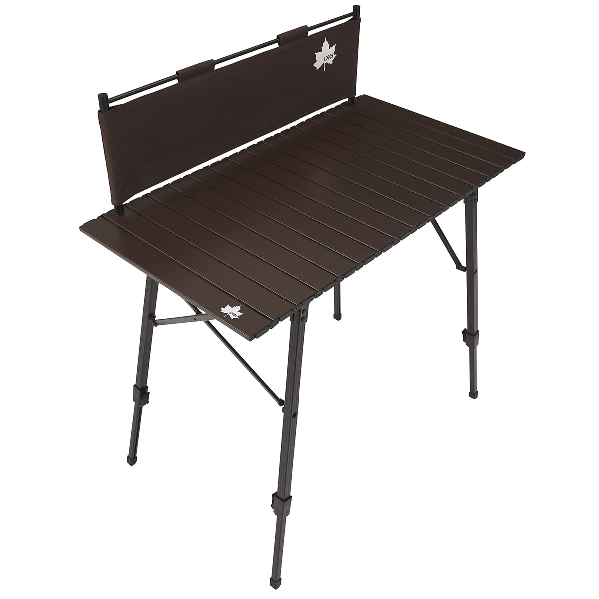 

LOGOS Washable Adjustable Kitchen Table 73581001 Camping Folding Large Outdoor Table коричневый