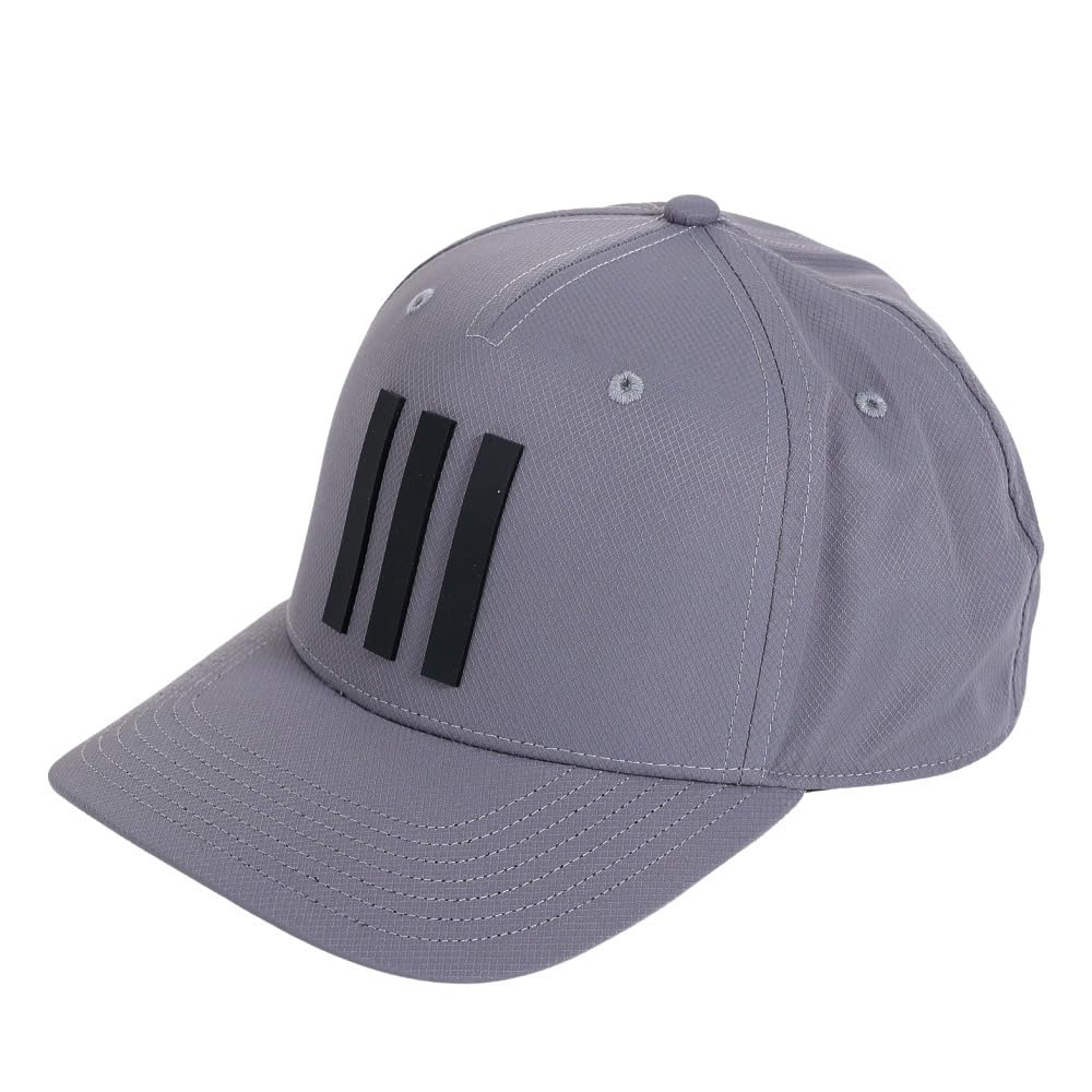 

Adidas Golf Tour Golf Grey One Size Fits All Three-Stripe Cap, Men s, Three,