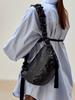 Joseph&Stacey Daily Shirring Bag S_Faux Leather Roast Black