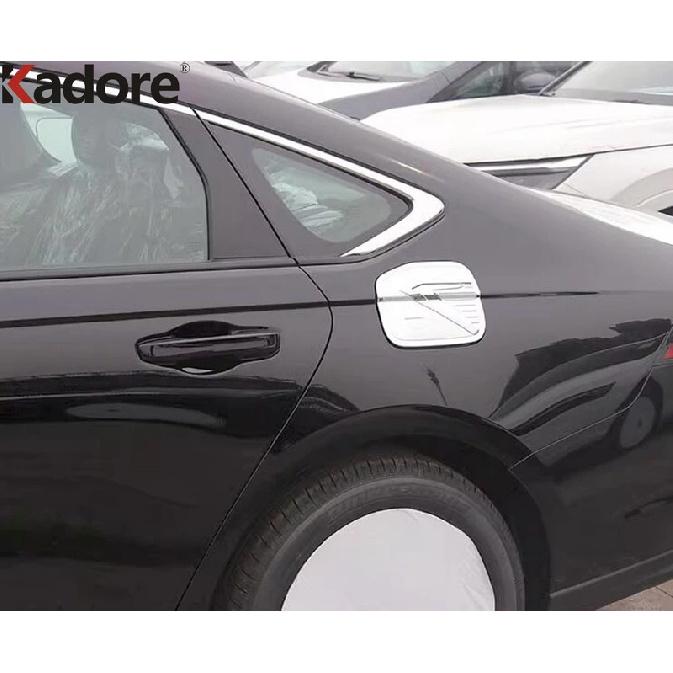 For Honda Accord Sedan  2024 2025 Carbon Fiber Car Gas Fuel Tank Cover Trim Oil Fillber Frame Cap Trims Accessories