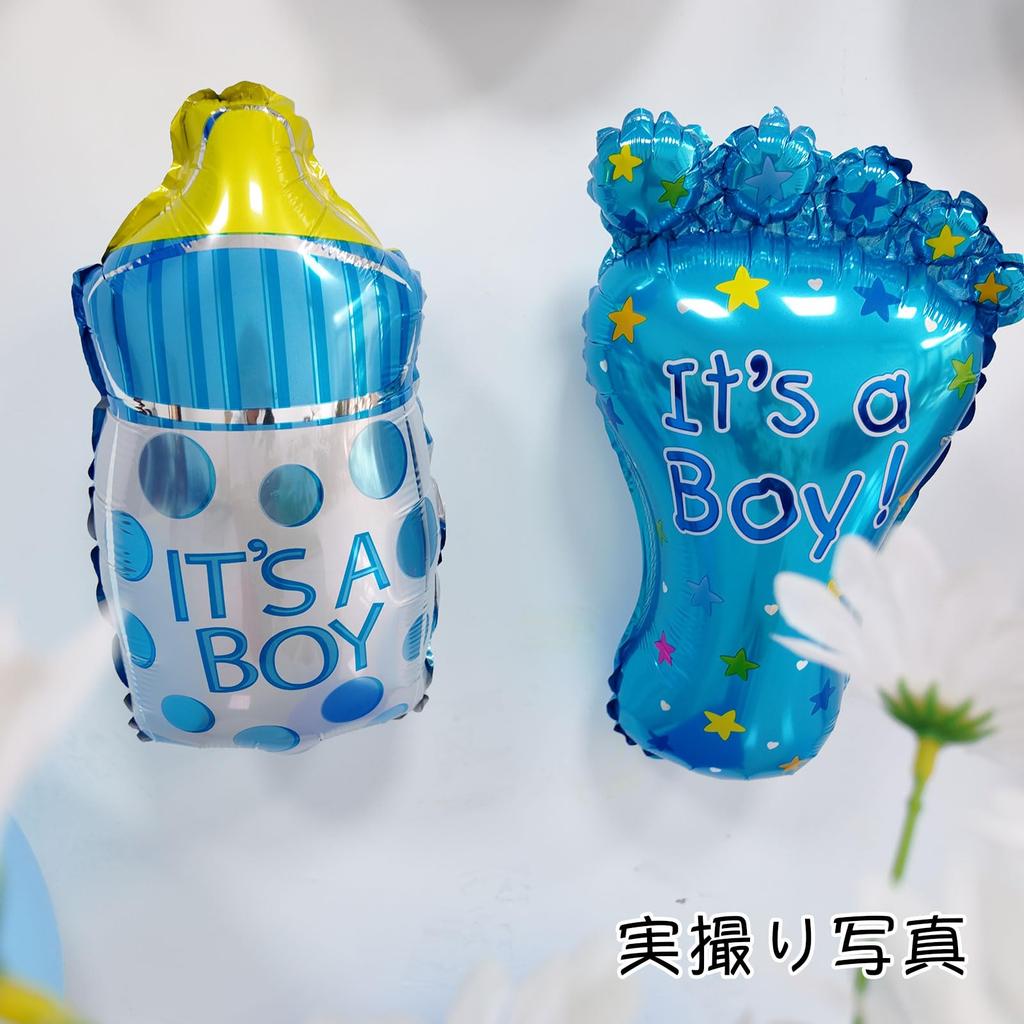 Kira Lemon Welcome Baby Balloon Decoration Set Boy Baby Shower Gender Reveal Birth Celebration Discharge Party