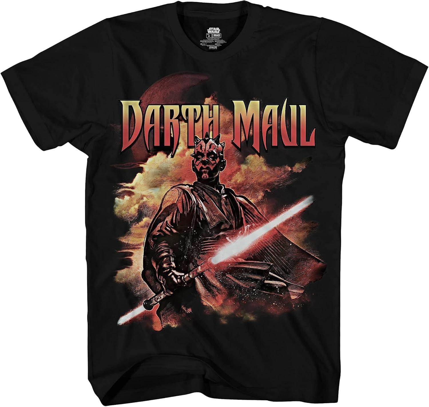 

STAR WARS Darth Maul Dark Zabrak Sith Jedi T-Shirt XXXXXL чорний