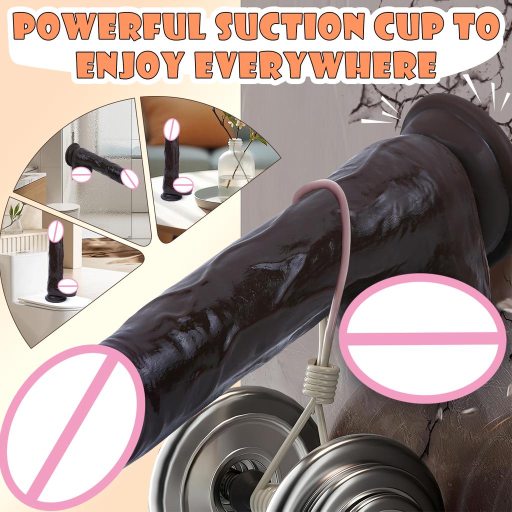 Remote Control Telescopic Rotate Dildo for Women Silicone Beginner G-spot Stimulation with Strong Suction Cup for Adult Sex Toys