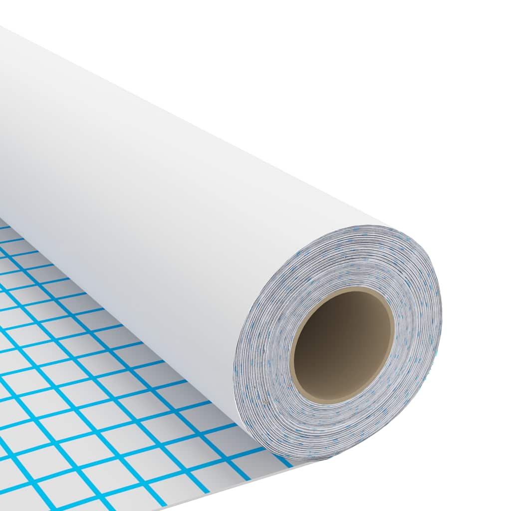 Vidaxl Self-Adhesive Furniture Veneer, White, 500X90 Cm, Pvc