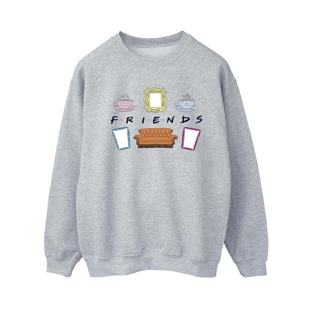 Friends Womens/Ladies Couch Lounging Sweatshirt