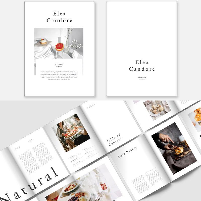 İngiliz Tarzı Defter: Moda Dergisi Kapak ve Sahne Düzeni Aksesuarı