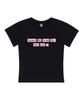 PAGESIISII Best Life Print Slim Fit Short Sleeve T-Shirt Black