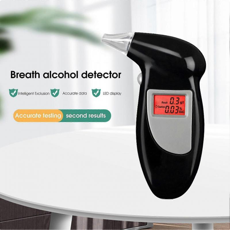 Alcohol Tester High Accuracy Battery Powered Digital Handheld Drunk Driving Tester