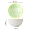 1Pcs Japanese tableware ceramic bowl single student dormitory bowls fruit salad soup rice net red noodles bowl zero waste