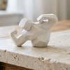 Abstrakte Muskelmann-Statue 3D-gedruckte muskulöse männliche Figur Sammlerstück Moderne Bodybuilder-Skulptur für Schreibtischdekoration Geschenke für Fitnessstudio-Leute Männer