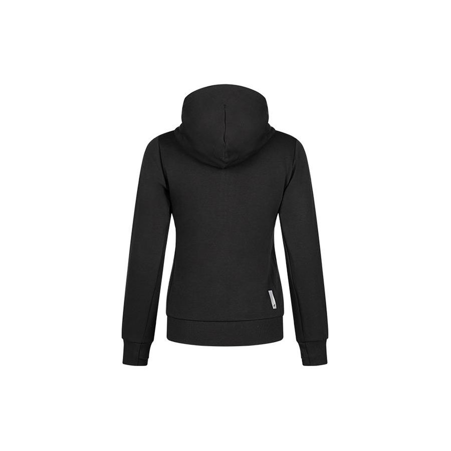 Asics Solid Color Hooded Moisture Wicking Sports Jacket Women Jacket Black 2032D038-001