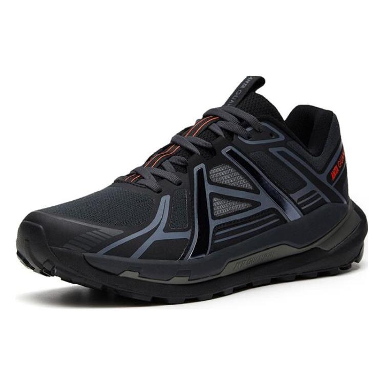 Anta Slip Resistant Abrasion Resistant Slip Resistant Abrasion Resistant Low top Running Shoes Men's Black 112315660A-4