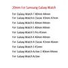 20mm Silicone Watch Strap For Samsung Galaxy Watch 7/6/5/4 44mm 40mm 5 Pro 45mm Bracelet No Gap Watch 6 Classic 47 43mm Bracelet