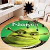 Benutzerdefinierter Name Shrek Aufdruck Runder Teppich Teppich Stuhlteppich Bereichsteppich Eingang Fußmatten, für Bürostuhl Wohnzimmer Schlafzimmer Küche.