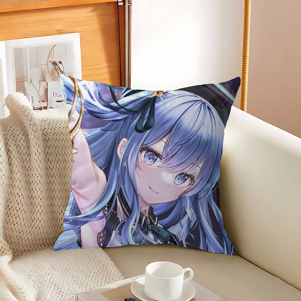 Hololive Hoshimachi Suisei Niedliche Kissenhülle Sofakissenbezug Heimzimmer Dekoration Kindergeschenk