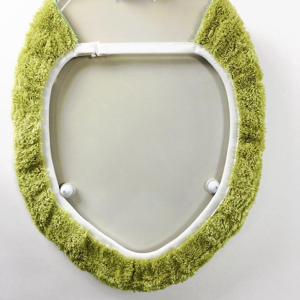 Senko Rose Toilet Lid Cover with Rose Motif Green Standard 72442 S.D.S