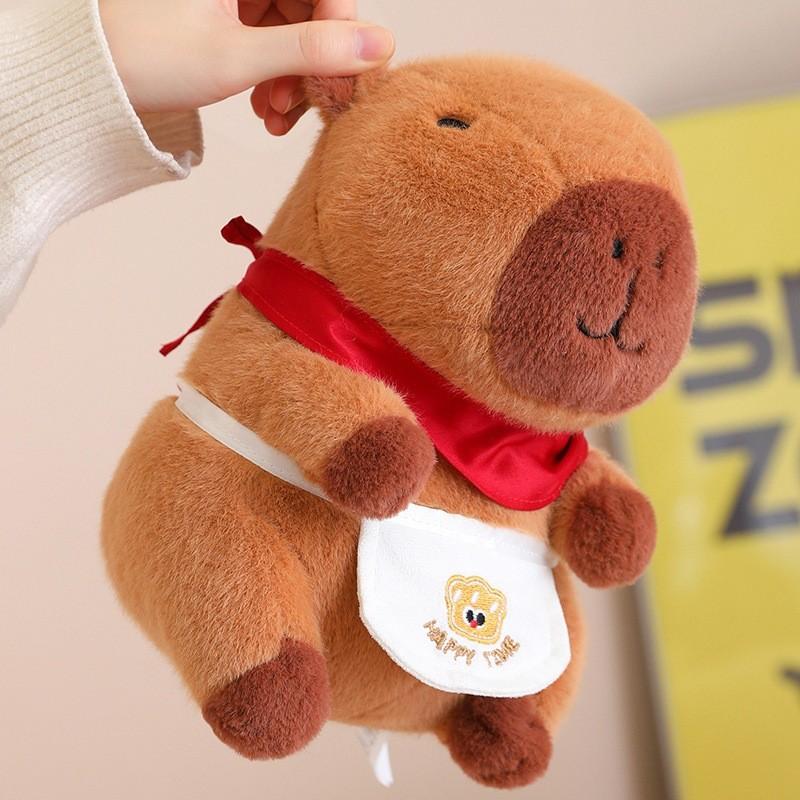 Capybara Bread Stuffed  Animal Plush Toy With Pp Cotton Filling For Kids Decor