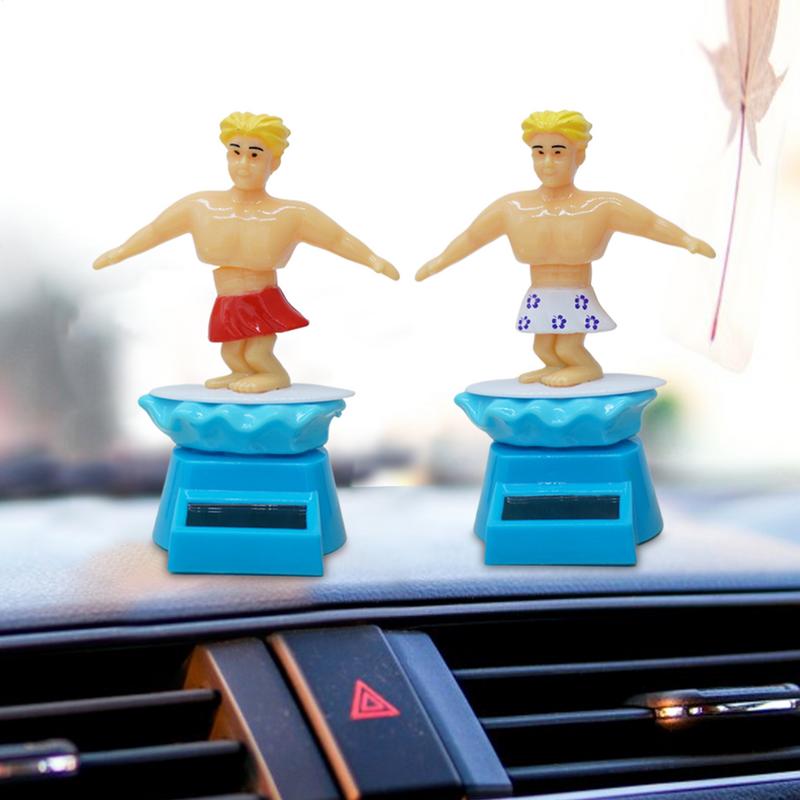 Dash Ornament Bobble Head Dancer Figurines Shaking Ornament Dancing Toys Ornaments Car Interior Doll Ornament Car Bobbleheads