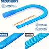 Acessório de Mangueira de Drenagem Reutilizável para Máquina de Lavar Adaptador de Vácuo Flexível Textura de Plástico para Limpeza de Espaço de Ventilação de Secadora