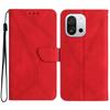 For OnePlus 13T 5G Case Skin Touch Lines Imprinted PU Leather Flip Phone Cover