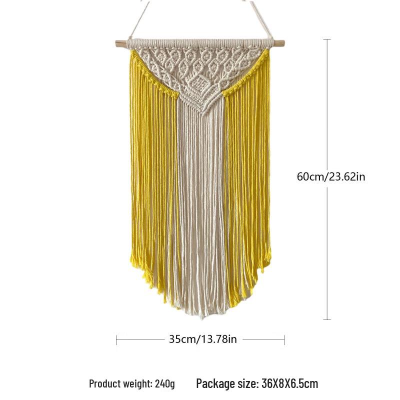 Богемный тканый настенный гобелен