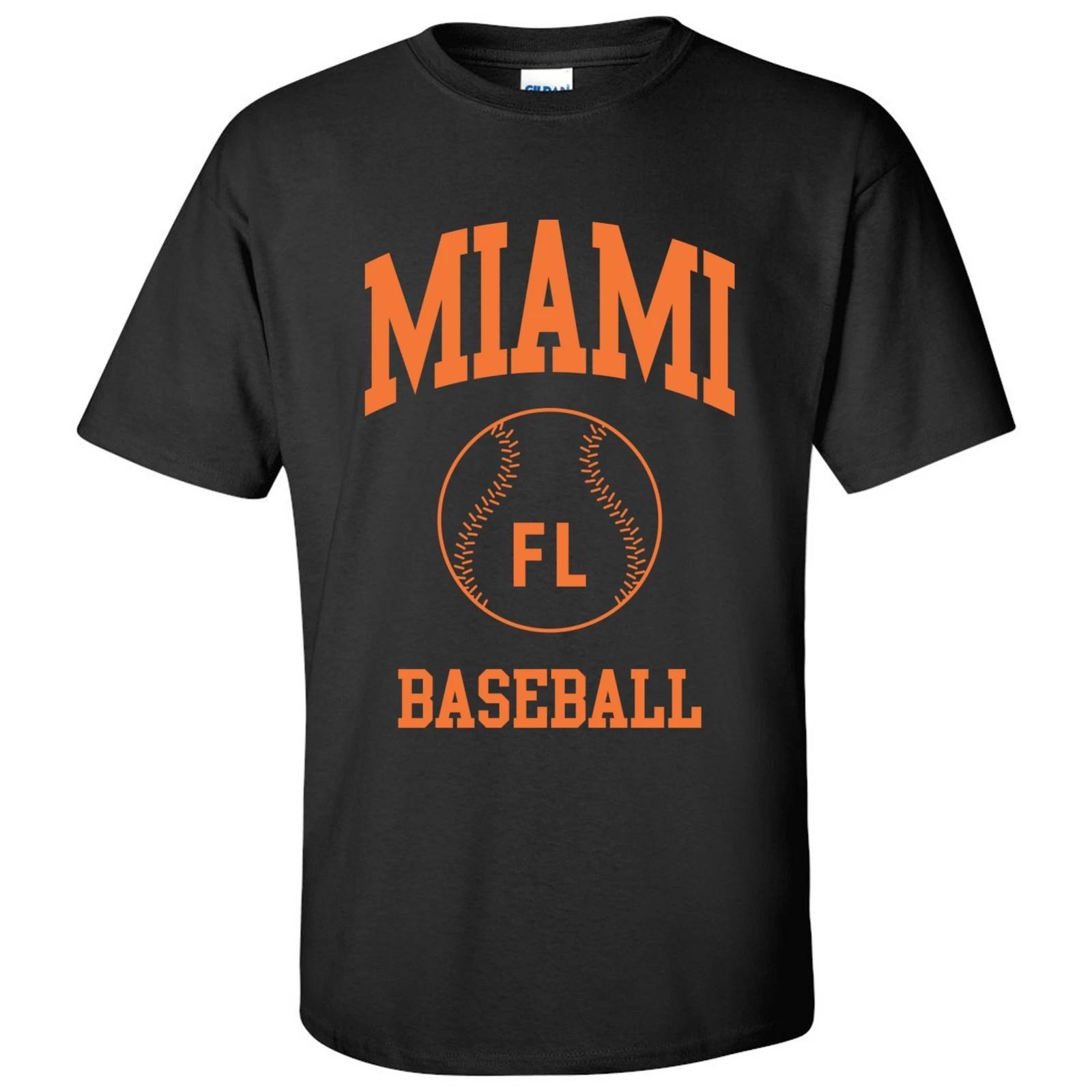 Miami Classic Baseball Arch Unisex T-Shirt 4XL
