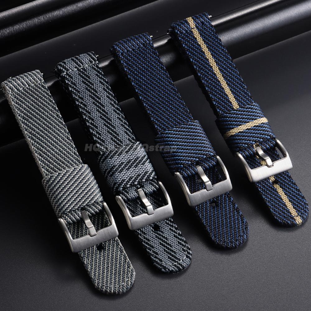 Nylon Strap for Tudor Woven Canvas Watchband 20mm 22mm for Omega for Seiko Men Military Sport Belt Quick Release Fabric Bracelet