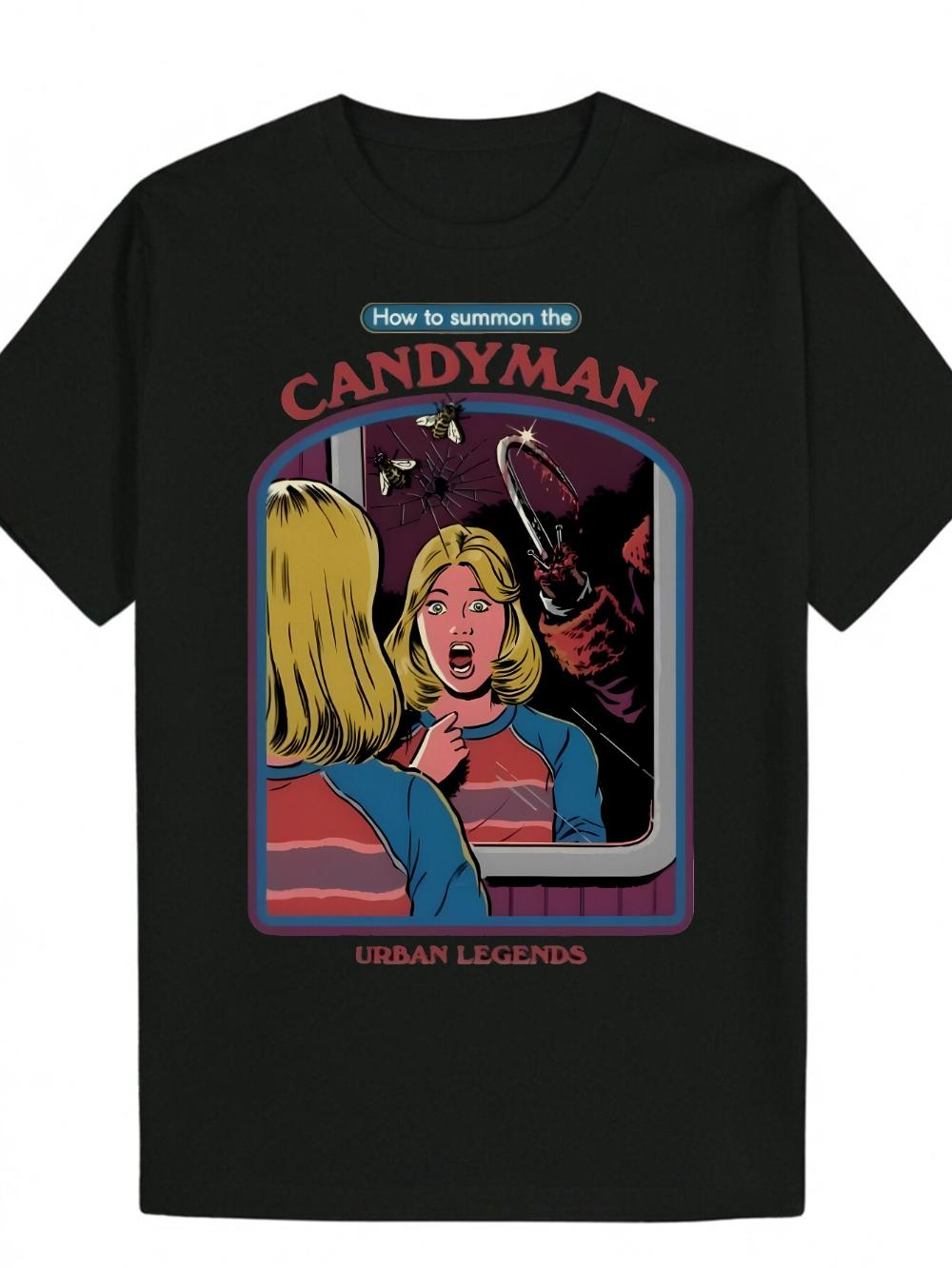 

Unisexs Retro 80s CandyUnisex Movie Graphic TShirt Vintage Comic Art Summer Design Breathable Round Neck Casual Tee XL