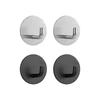 Hook, Adhesive Hook, Wall [Pack of 4] Wall Hook, Wall Hanging Hook, Load Capacity: 10kg, Strong Adhesive Hook, No Drilling, No Damage, No Paste