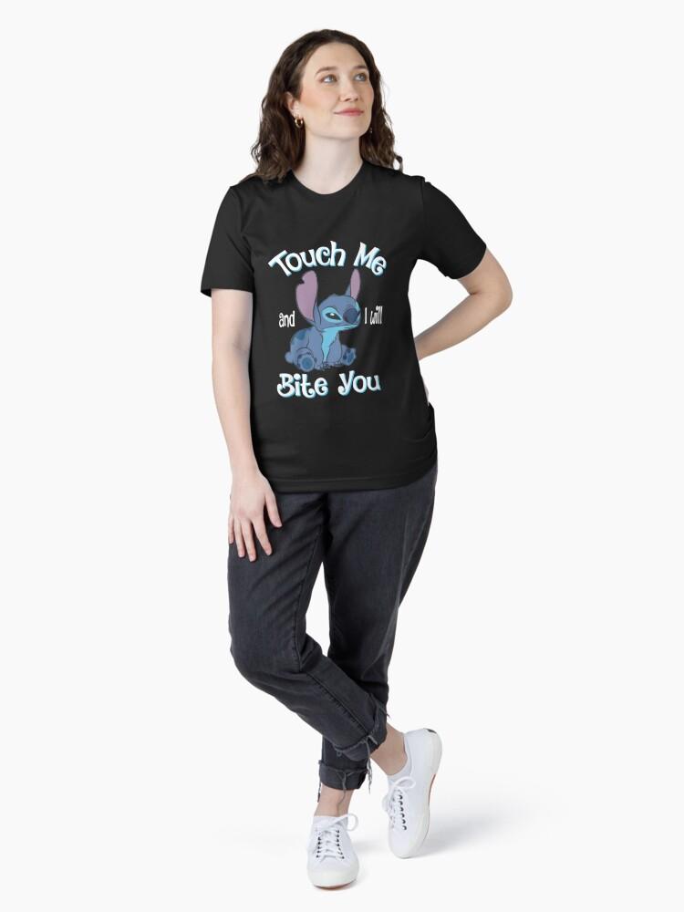 Lilo & Stitch The Series Stitch And Lilo Stitch Touch Me And I Will Bite You Essential Unisex T-Shirt