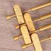 1pc Pants Rack Aluminum Alloy Gold Pants Skirt Drying Hanger with Movable Clips Wardrobe Storage Clothes Hangers Space Saver