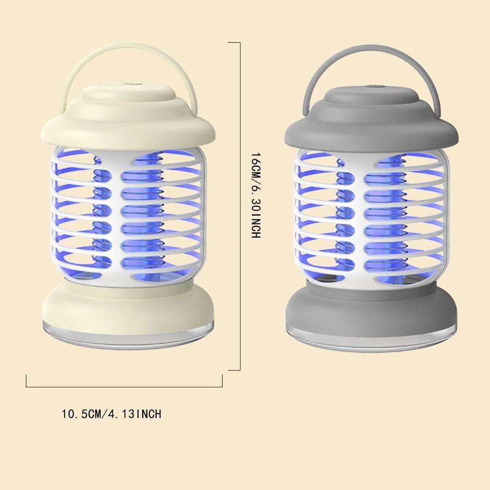 Portable Electric Camping Light Sticky Gnat Mosquito Trap Vintage Mosquito Lamp  Household