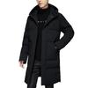 Men's Hooded Mid-Length Thick Cotton Winter Jacket