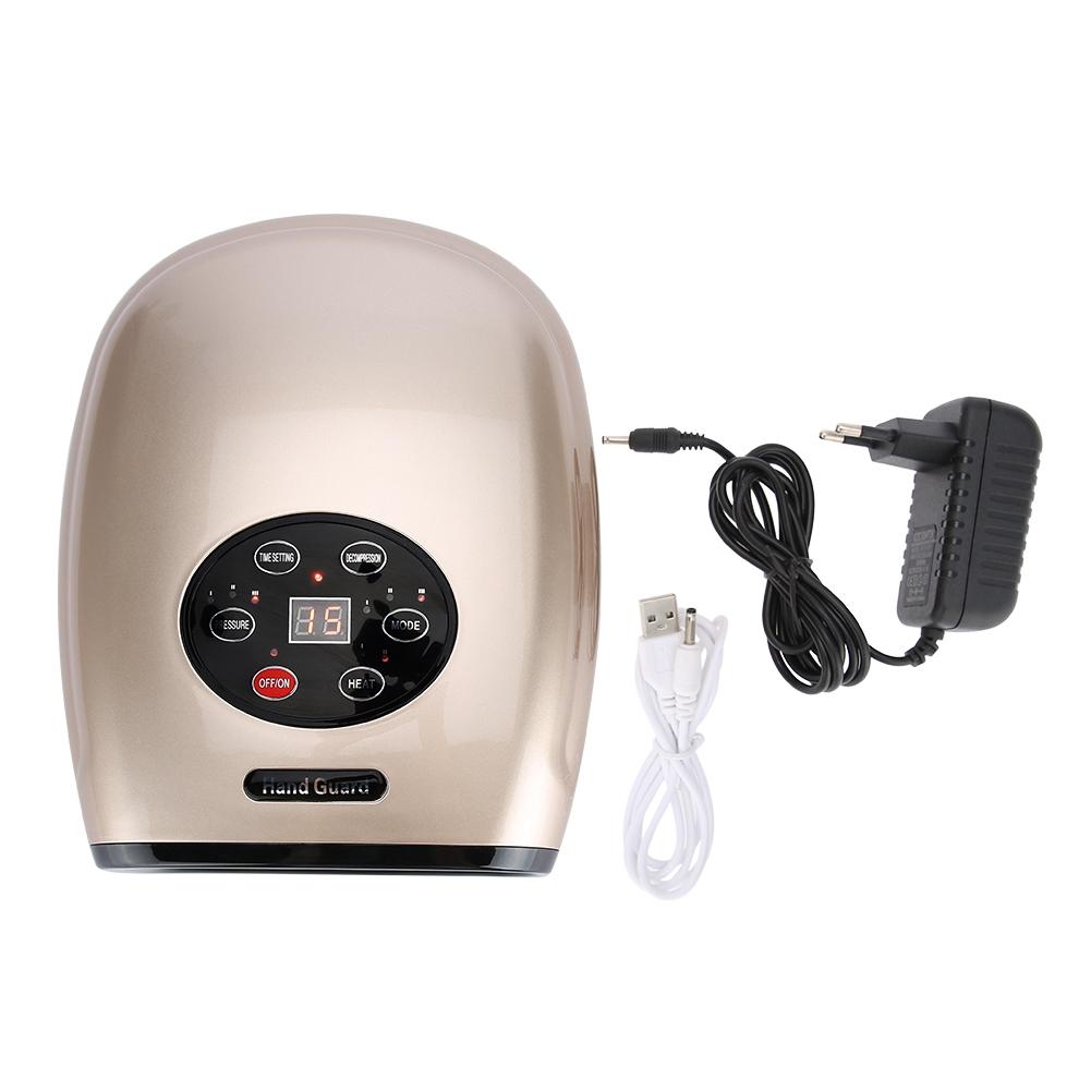 

Электрический ручной массажер для акупунктурных точек пальцев, обезболивающий инструмент для ухода за руками в офисе и дома EU золотой