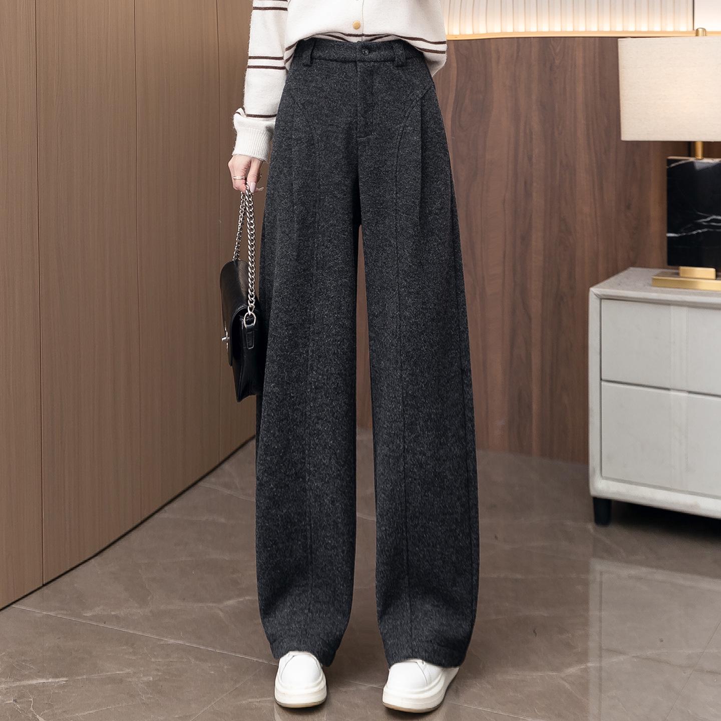 

Women s Versatile Curved Leg High-Waisted Loose Slimming Straight Pants - 2026 Spring Bestseller 2XL / 30 [Recommended for 125-135 lbs]