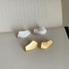 Niche High-End Brushed Metal Earrings, Women'S Unique Personality, Exquisite Fashion, Commuting, Versatile Earrings
