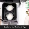 1Pc Silicone Air Fryer Egg Moulds Reusable Air Fryer Egg Non Stick Baking Pan Egg Cake Pans for Baking Bun Pan Accessories