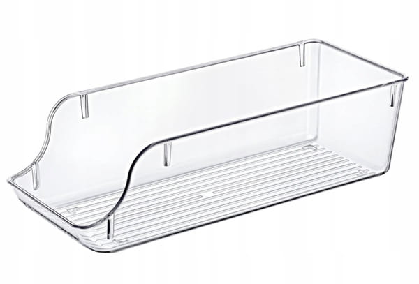 Organizer Do Lodówki 35x14x10 Cm Przezroczysty Plastikowy